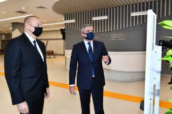Prezident İlham Əliyev Prezident Administrasiyasının Vətəndaş Qəbulu Mərkəzinin açılışında iştirak edib