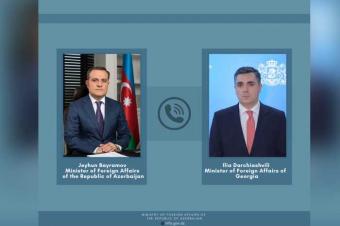 Azərbaycan və Gürcüstan xarici işlər nazirləri arasında telefon danışığı baş tutub
