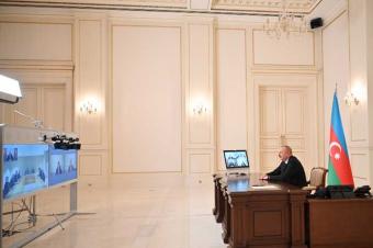 Prezident İlham Əliyev Türkiyənin milli təhsil nazirini və TBMM-in bir qrup üzvünü videokonfrans formatında qəbul edib 
