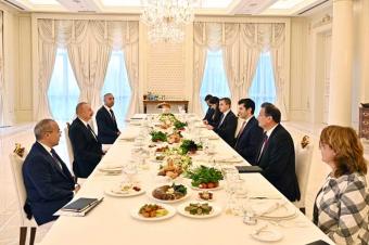 Azərbaycan Prezidentinin və Bolqarıstanın Baş nazirinin birgə işçi şam yeməyi olub