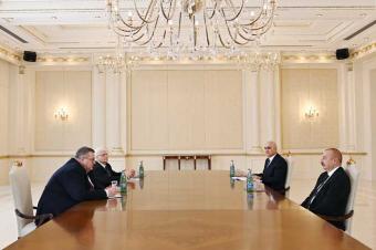Prezident İlham Əliyev Rusiya Federasiyasının Baş nazirinin müavinini qəbul edib